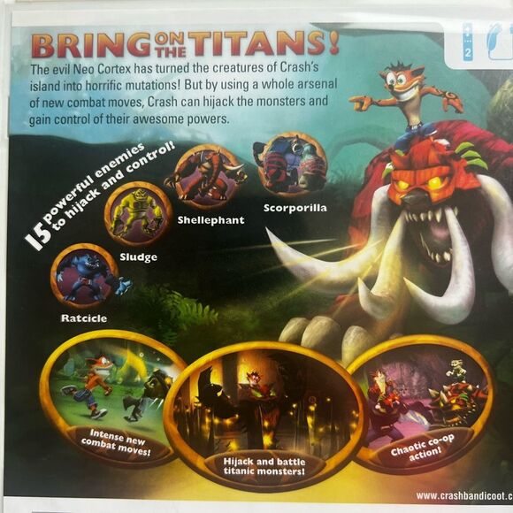 Crash of the Titans Nintendo Wii Game - BRAND NEW FACTORY SEALED Package (2007) - Picture 3 of 7